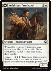 Ambitious Farmhand // Seasoned Cathar [Innistrad Remastered] MTG Single Magic: The Gathering  | Multizone: Comics And Games