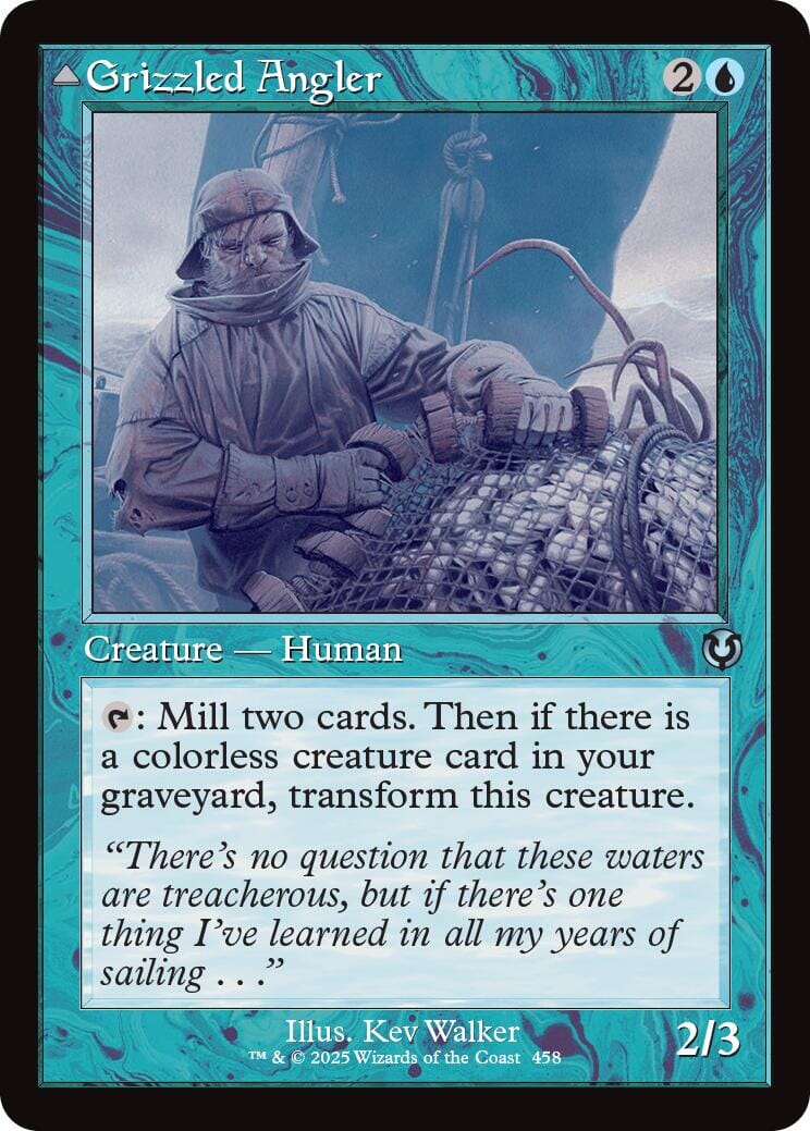 Grizzled Angler // Grisly Anglerfish (Retro Frame) [Innistrad Remastered] MTG Single Magic: The Gathering  | Multizone: Comics And Games