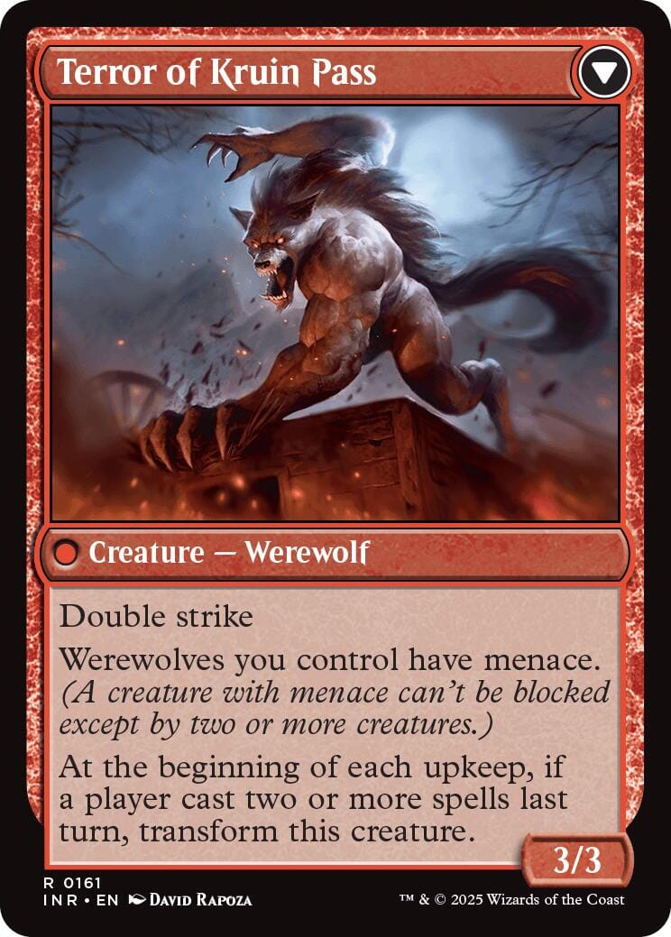 Kruin Outlaw // Terror of Kruin Pass [Innistrad Remastered] MTG Single Magic: The Gathering  | Multizone: Comics And Games