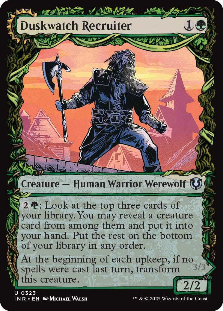 Duskwatch Recruiter // Krallenhorde Howler (Showcase) [Innistrad Remastered] MTG Single Magic: The Gathering  | Multizone: Comics And Games