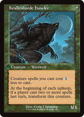 Duskwatch Recruiter // Krallenhorde Howler (Retro Frame) [Innistrad Remastered] MTG Single Magic: The Gathering  | Multizone: Comics And Games