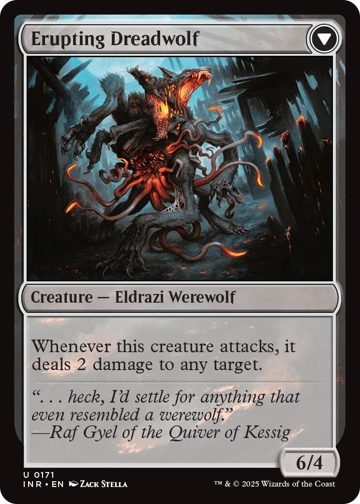 Smoldering Werewolf // Erupting Dreadwolf [Innistrad Remastered] MTG Single Magic: The Gathering  | Multizone: Comics And Games