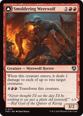 Smoldering Werewolf // Erupting Dreadwolf [Innistrad Remastered] MTG Single Magic: The Gathering  | Multizone: Comics And Games