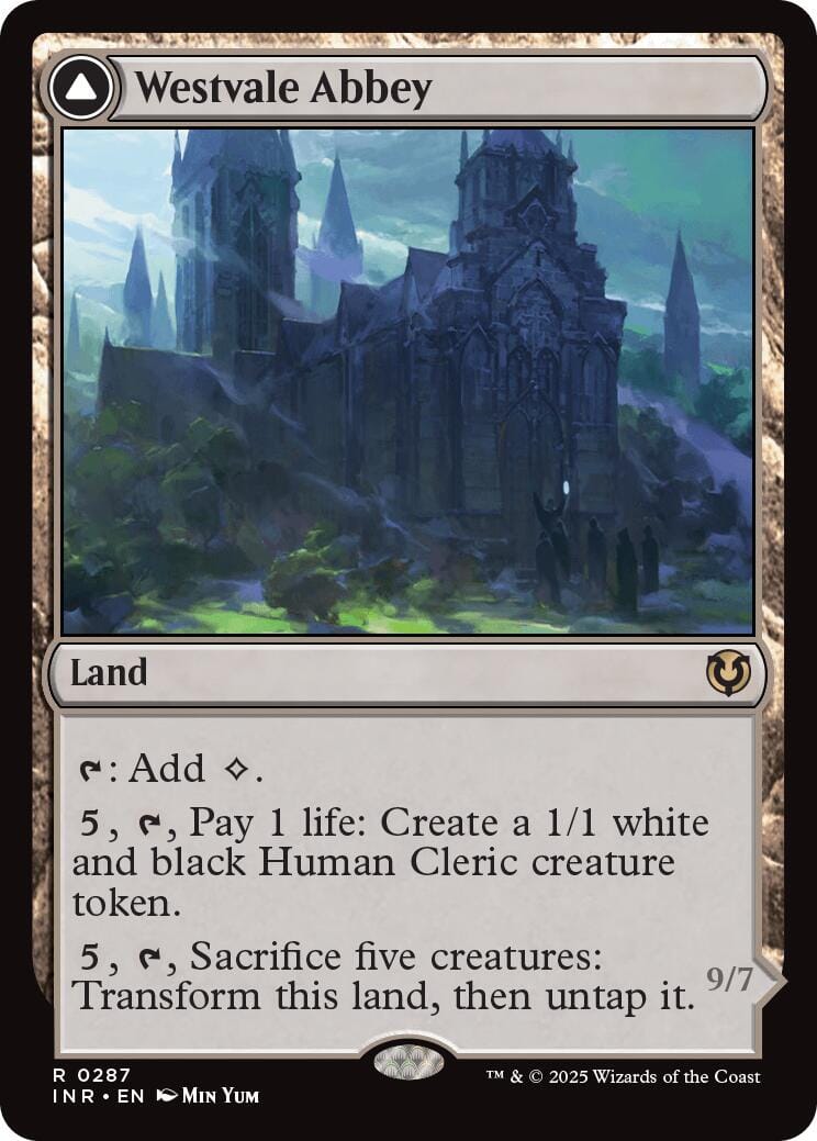 Westvale Abbey // Ormendahl, Profane Prince [Innistrad Remastered] MTG Single Magic: The Gathering  | Multizone: Comics And Games
