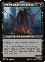 Westvale Abbey // Ormendahl, Profane Prince [Innistrad Remastered] MTG Single Magic: The Gathering  | Multizone: Comics And Games