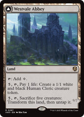 Westvale Abbey // Ormendahl, Profane Prince [Innistrad Remastered] MTG Single Magic: The Gathering  | Multizone: Comics And Games