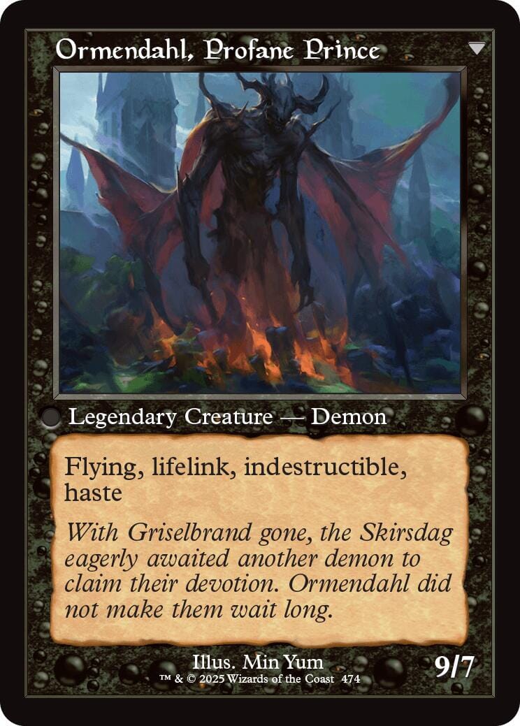 Westvale Abbey // Ormendahl, Profane Prince (Retro Frame) [Innistrad Remastered] MTG Single Magic: The Gathering  | Multizone: Comics And Games