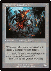 Smoldering Werewolf // Erupting Dreadwolf (Retro Frame) [Innistrad Remastered] MTG Single Magic: The Gathering  | Multizone: Comics And Games
