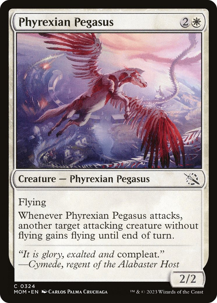 Phyrexian Pegasus [March of the Machine] MTG Single Magic: The Gathering  | Multizone: Comics And Games