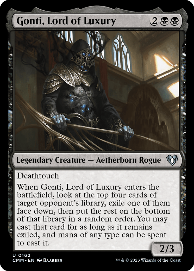Gonti, Lord of Luxury [Commander Masters] MTG Single Magic: The Gathering  | Multizone: Comics And Games