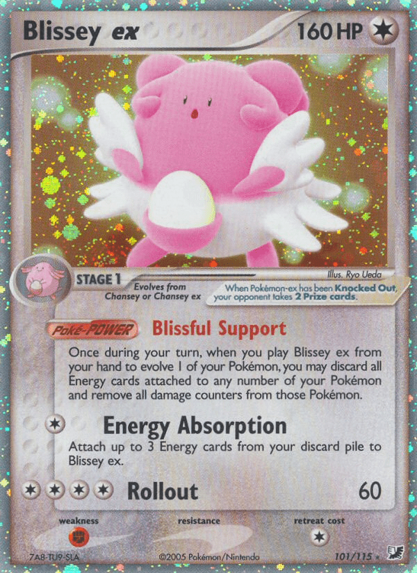 Blissey ex (101/115) [EX: Unseen Forces] Pokemon Single Pokémon  | Multizone: Comics And Games