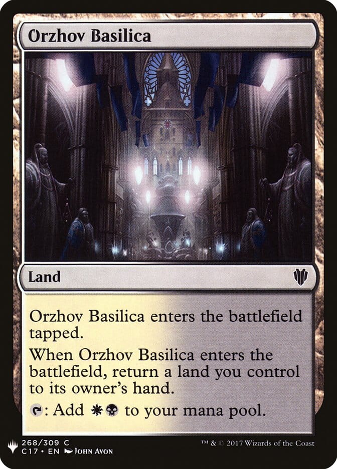 Orzhov Basilica [Mystery Booster] MTG Single Magic: The Gathering  | Multizone: Comics And Games