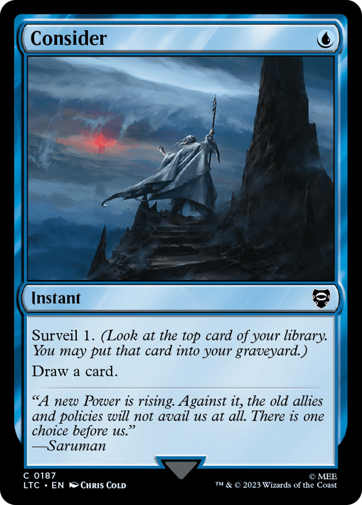 Consider [The Lord of the Rings: Tales of Middle-Earth Commander] MTG Single Magic: The Gathering  | Multizone: Comics And Games