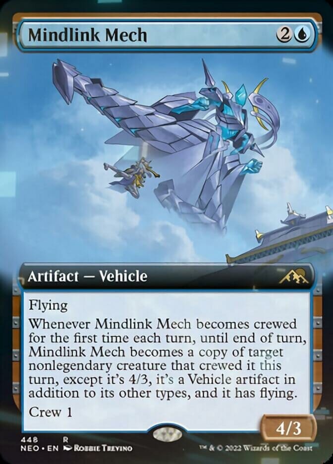 Mindlink Mech (Extended Art) [Kamigawa: Neon Dynasty] MTG Single Magic: The Gathering  | Multizone: Comics And Games