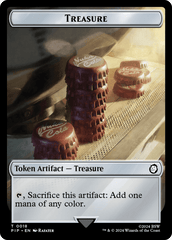 Treasure (0018) // Zombie Mutant Double-Sided Token [Fallout Tokens] MTG Single Magic: The Gathering  | Multizone: Comics And Games