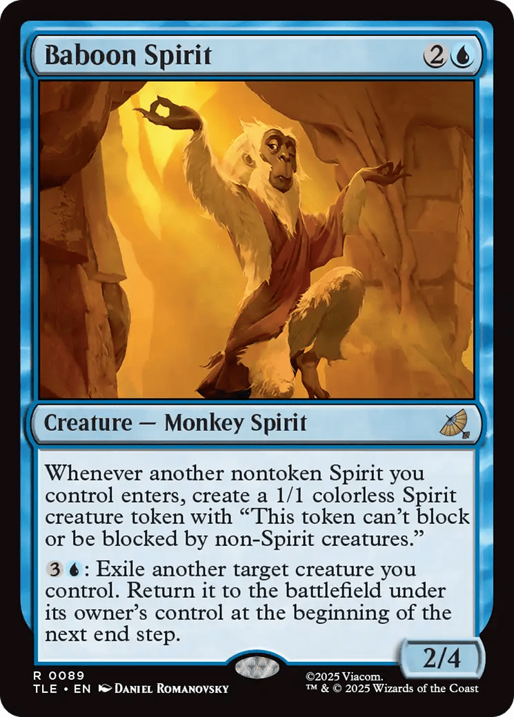 Baboon Spirit [Avatar: The Last Airbender: Eternal-Legal] MTG Single Magic: The Gathering  | Multizone: Comics And Games