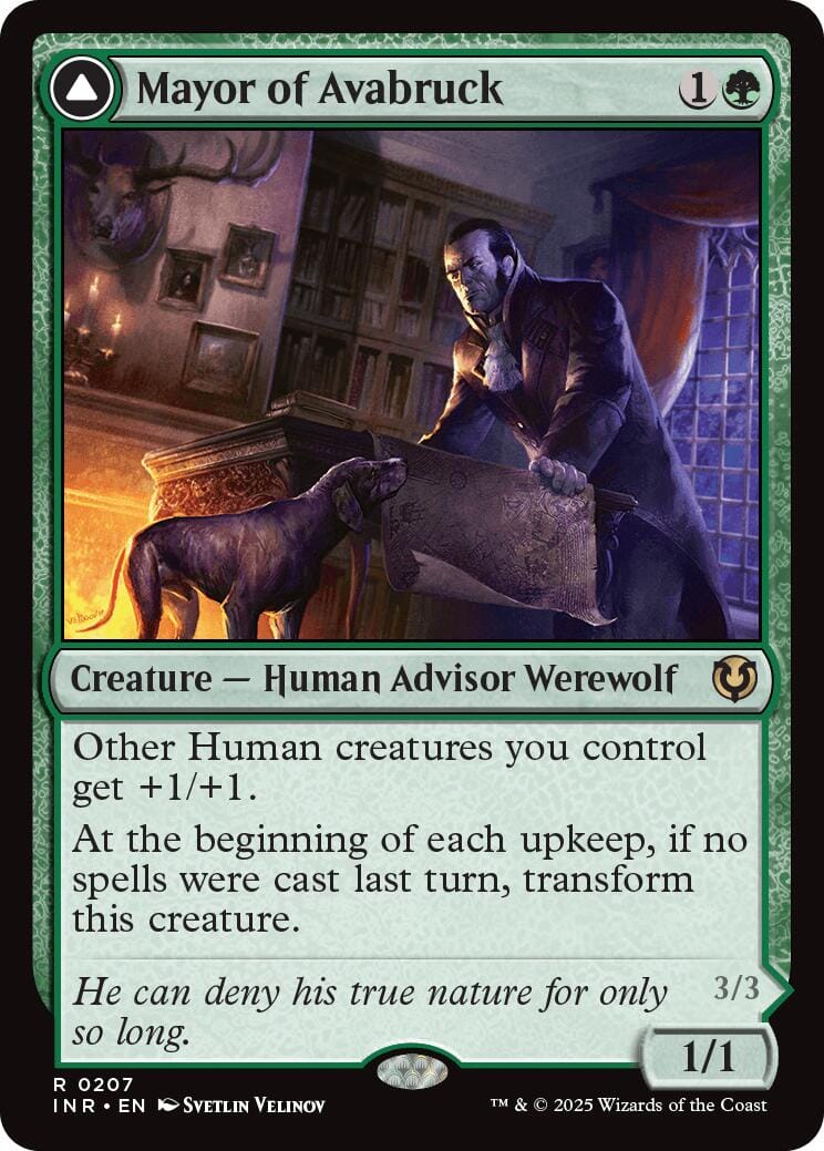 Mayor of Avabruck // Howlpack Alpha [Innistrad Remastered] MTG Single Magic: The Gathering  | Multizone: Comics And Games