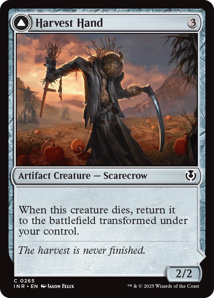 Harvest Hand // Scrounged Scythe [Innistrad Remastered] MTG Single Magic: The Gathering  | Multizone: Comics And Games