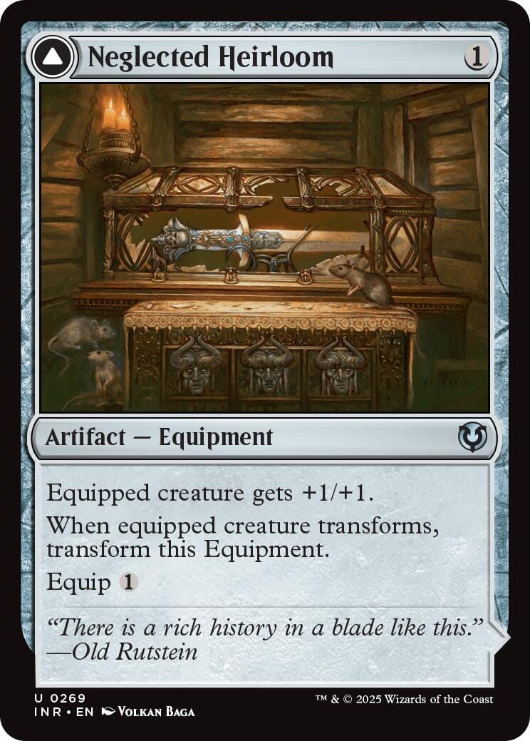 Neglected Heirloom [Innistrad Remastered] MTG Single Magic: The Gathering  | Multizone: Comics And Games