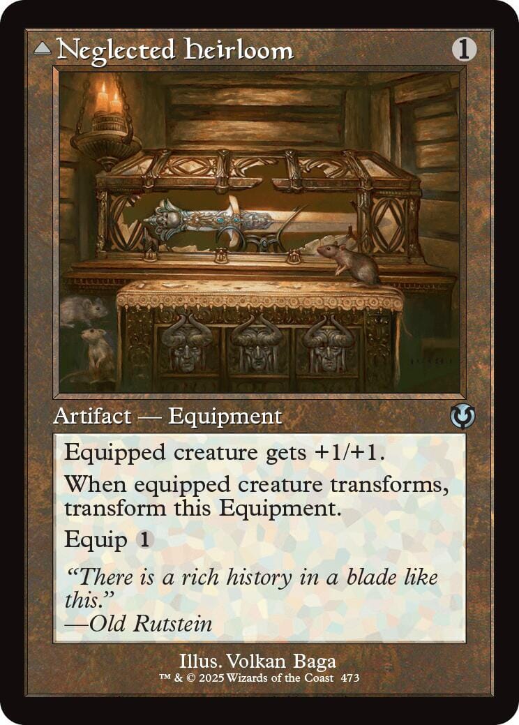 Neglected Heirloom (Retro Frame) [Innistrad Remastered] MTG Single Magic: The Gathering  | Multizone: Comics And Games