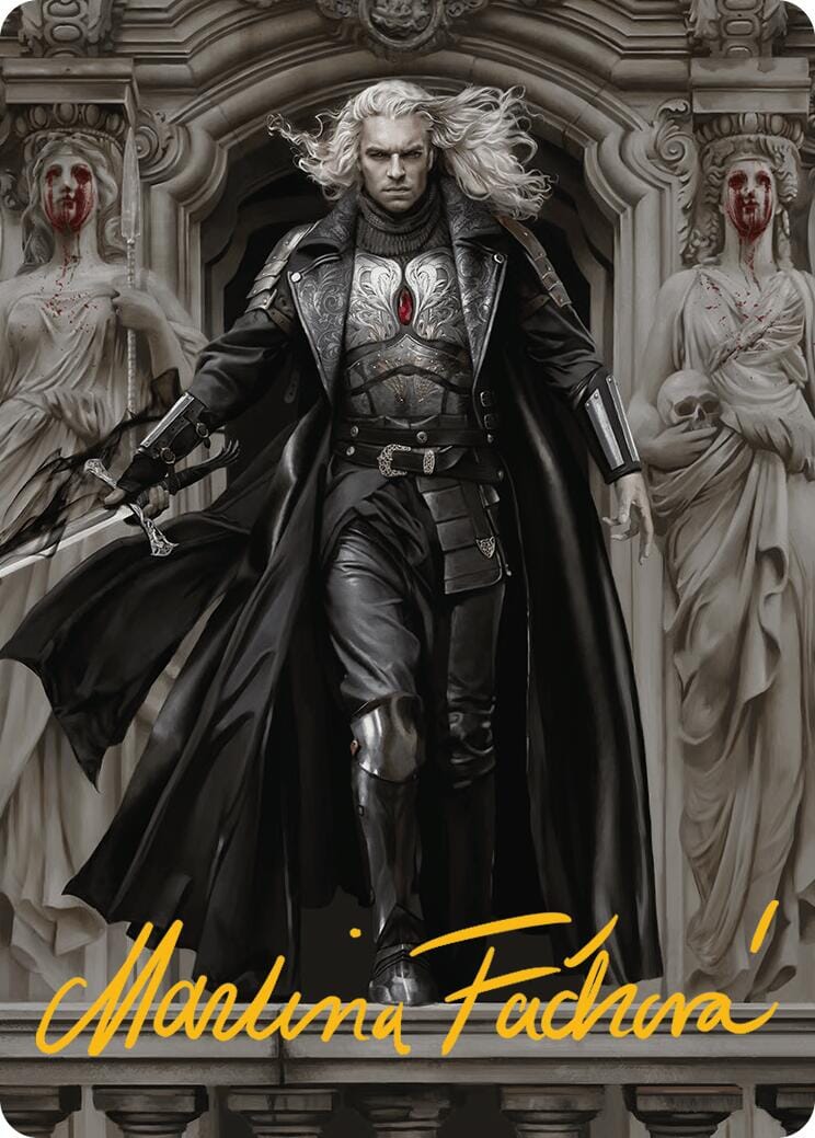 Sorin, Imperious Bloodlord Art Card (Gold-Stamped Signature) [Innistrad Remastered Art Series] MTG Single Magic: The Gathering  | Multizone: Comics And Games