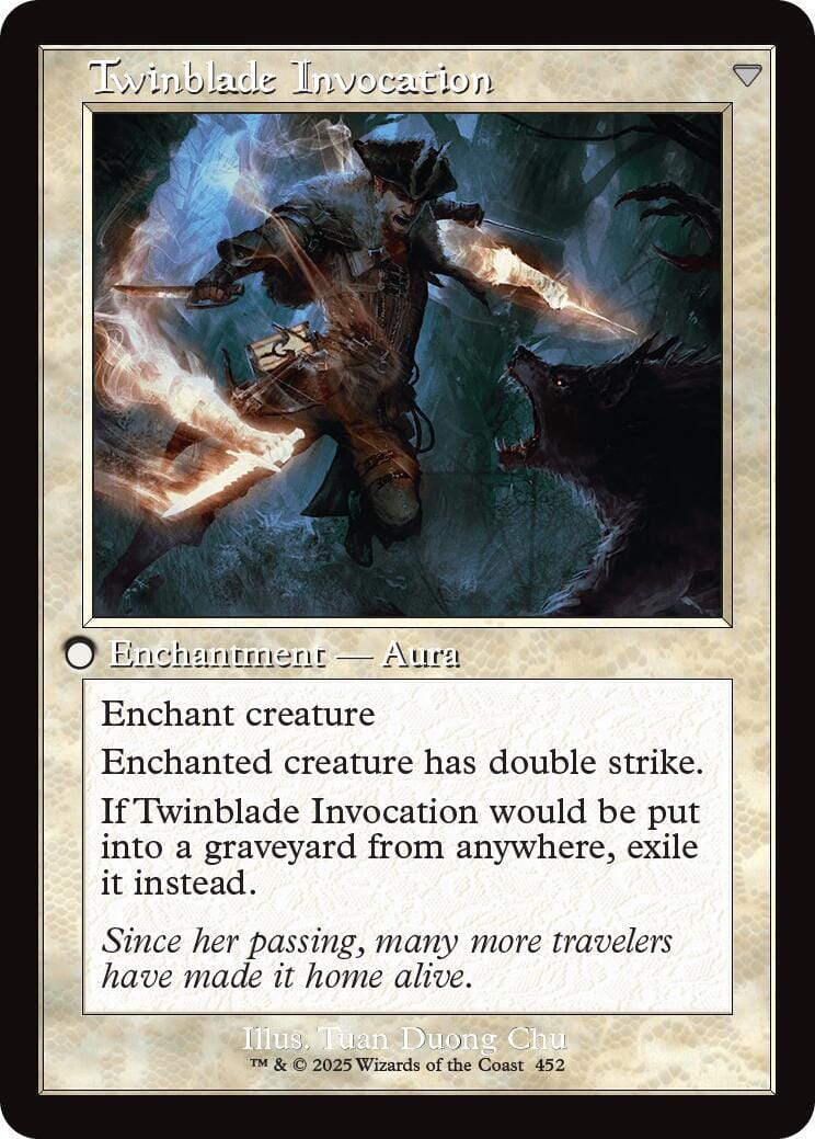 Twinblade Geist // Twinblade Invocation (Retro Frame) [Innistrad Remastered] MTG Single Magic: The Gathering  | Multizone: Comics And Games