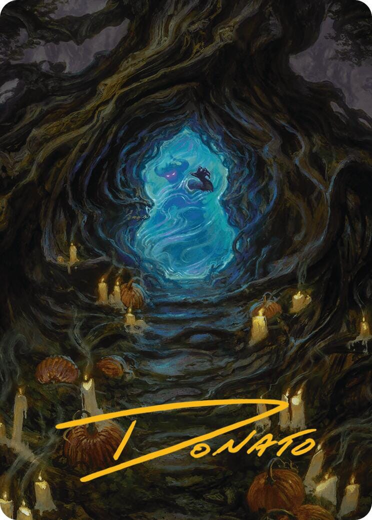 Conjurer's Closet Art Card (Gold-Stamped Signature) [Innistrad Remastered Art Series] MTG Single Magic: The Gathering  | Multizone: Comics And Games