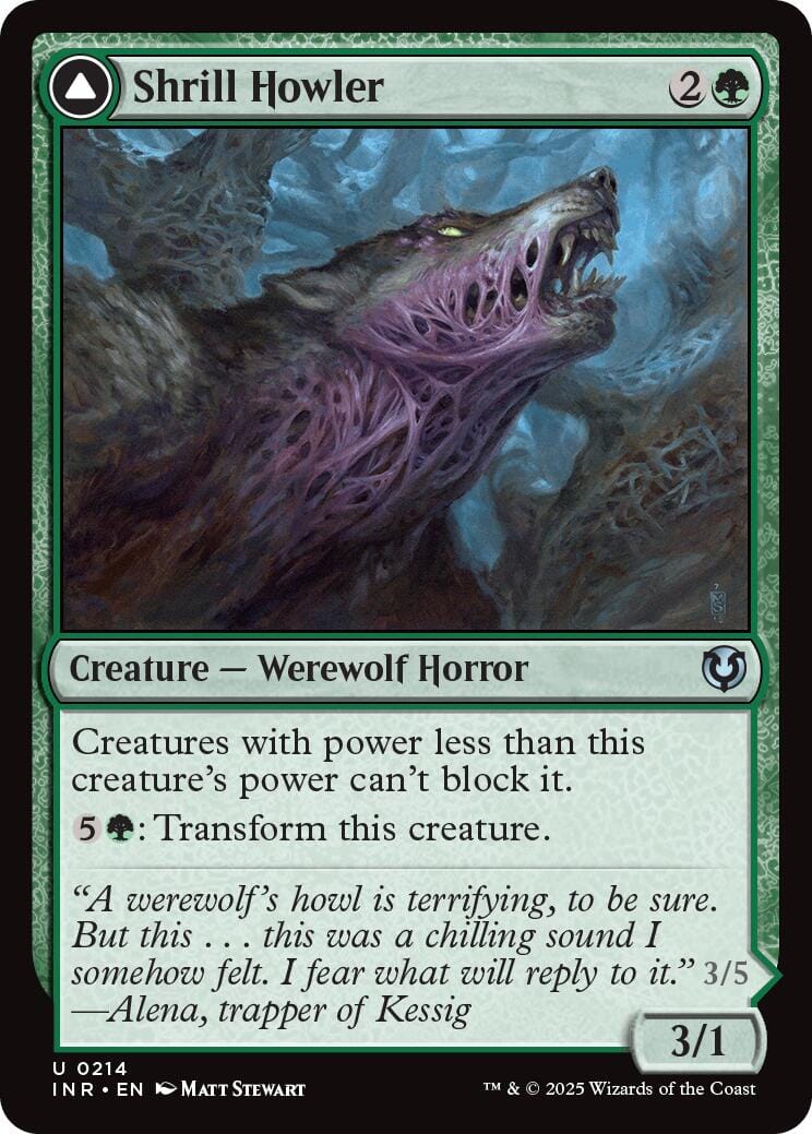 Shrill Howler // Howling Chorus [Innistrad Remastered] MTG Single Magic: The Gathering  | Multizone: Comics And Games