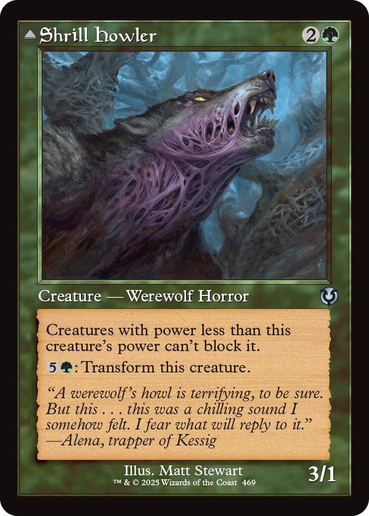 Shrill Howler // Howling Chorus (Retro Frame) [Innistrad Remastered] MTG Single Magic: The Gathering  | Multizone: Comics And Games