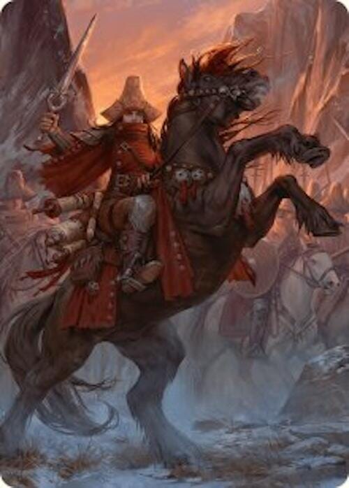 Zealous Conscripts Art Card [Innistrad Remastered Art Series] MTG Single Magic: The Gathering  | Multizone: Comics And Games