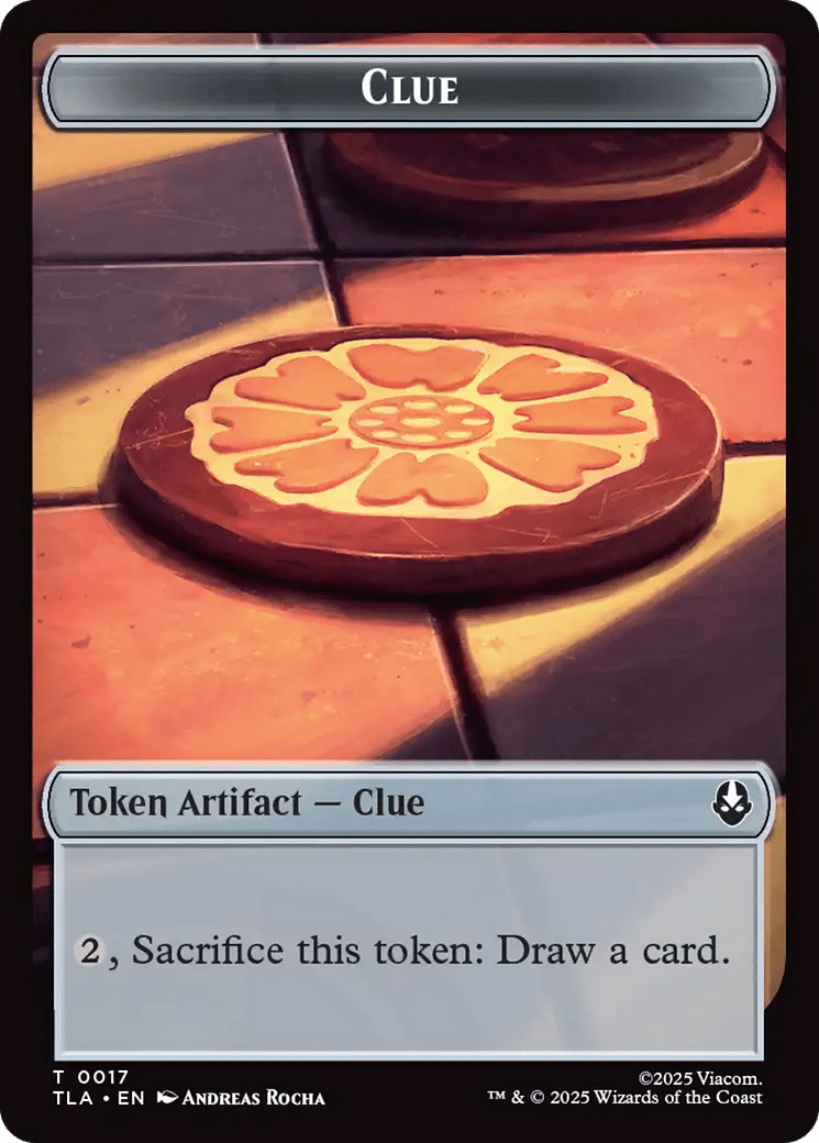 Monk // Clue (0017) Double-Sided Token [Avatar: The Last Airbender Tokens] MTG Single Magic: The Gathering  | Multizone: Comics And Games