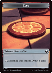 Monk // Clue (0017) Double-Sided Token [Avatar: The Last Airbender Tokens] MTG Single Magic: The Gathering  | Multizone: Comics And Games