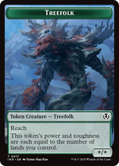 Treefolk // Emblem - Wrenn and Seven Double-Sided Token [Innistrad Remastered Tokens] MTG Single Magic: The Gathering  | Multizone: Comics And Games