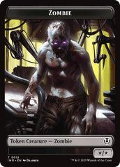Zombie (0011) // Zombie (0012) Double-Sided Token [Innistrad Remastered Tokens] MTG Single Magic: The Gathering  | Multizone: Comics And Games