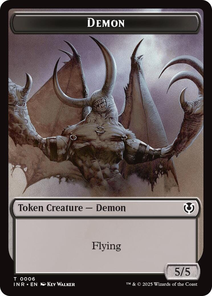 Demon // Human Cleric Double-Sided Token [Innistrad Remastered Tokens] MTG Single Magic: The Gathering  | Multizone: Comics And Games