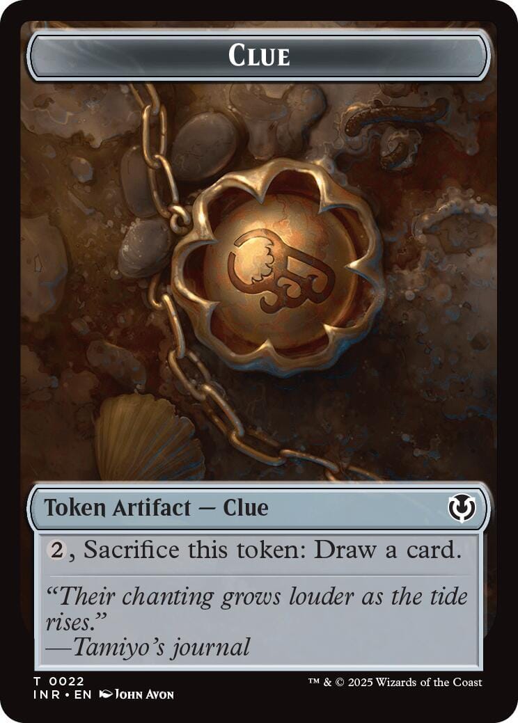 Clue // Eldrazi Horror Double-Sided Token [Innistrad Remastered Tokens] MTG Single Magic: The Gathering  | Multizone: Comics And Games
