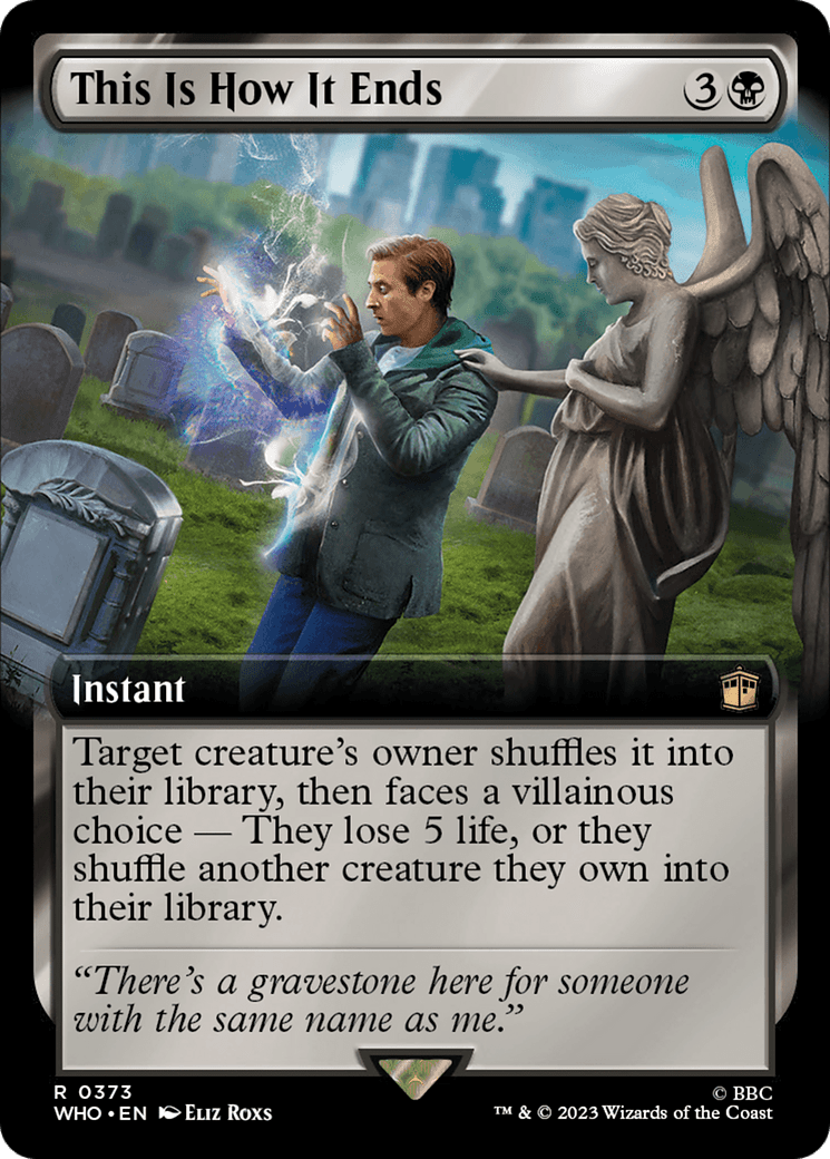 This Is How It Ends (Extended Art) [Doctor Who] MTG Single Magic: The Gathering  | Multizone: Comics And Games