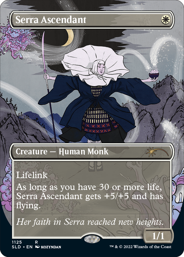 Serra Ascendant (Borderless) [Secret Lair Drop Series] MTG Single Magic: The Gathering  | Multizone: Comics And Games