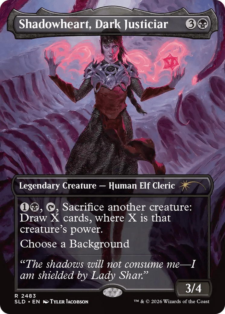 Shadowheart, Dark Justiciar [Secret Lair Drop Series] MTG Single Magic: The Gathering  | Multizone: Comics And Games