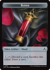 Blood // Vampire (0007) Double-Sided Token [Innistrad Remastered Tokens] MTG Single Magic: The Gathering  | Multizone: Comics And Games