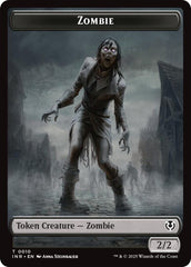 Zombie (0010) // Blood Double-Sided Token [Innistrad Remastered Tokens] MTG Single Magic: The Gathering  | Multizone: Comics And Games