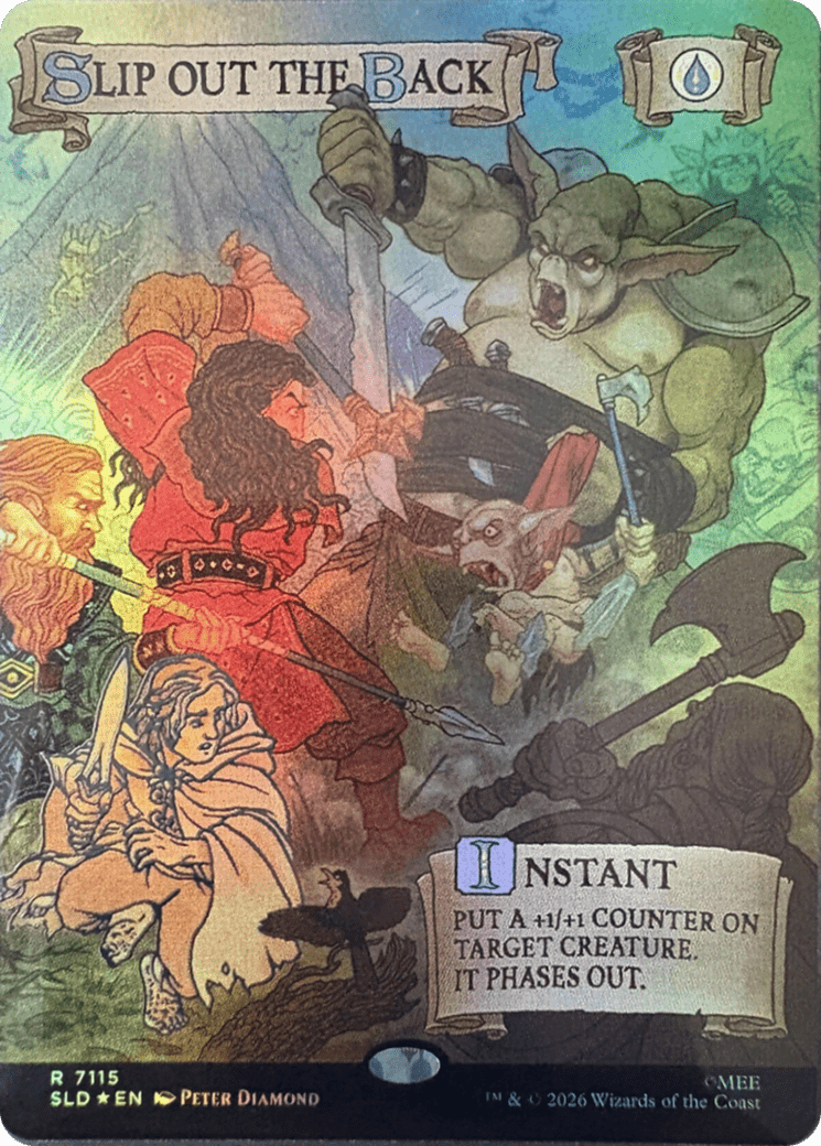 Slip Out the Back (Out Of Sight Foil) [Secret Lair Drop Series] | Multizone: Comics And Games