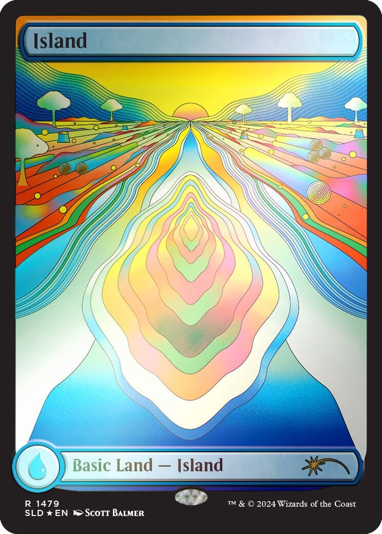 Island (1479) (Rainbow Foil) [Secret Lair Drop Series] MTG Single Magic: The Gathering  | Multizone: Comics And Games