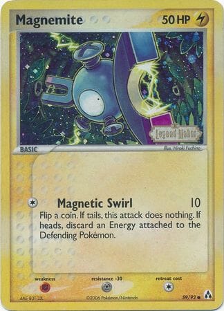 Magnemite (59/92) (Stamped) [EX: Legend Maker] Pokemon Single Pokémon  | Multizone: Comics And Games