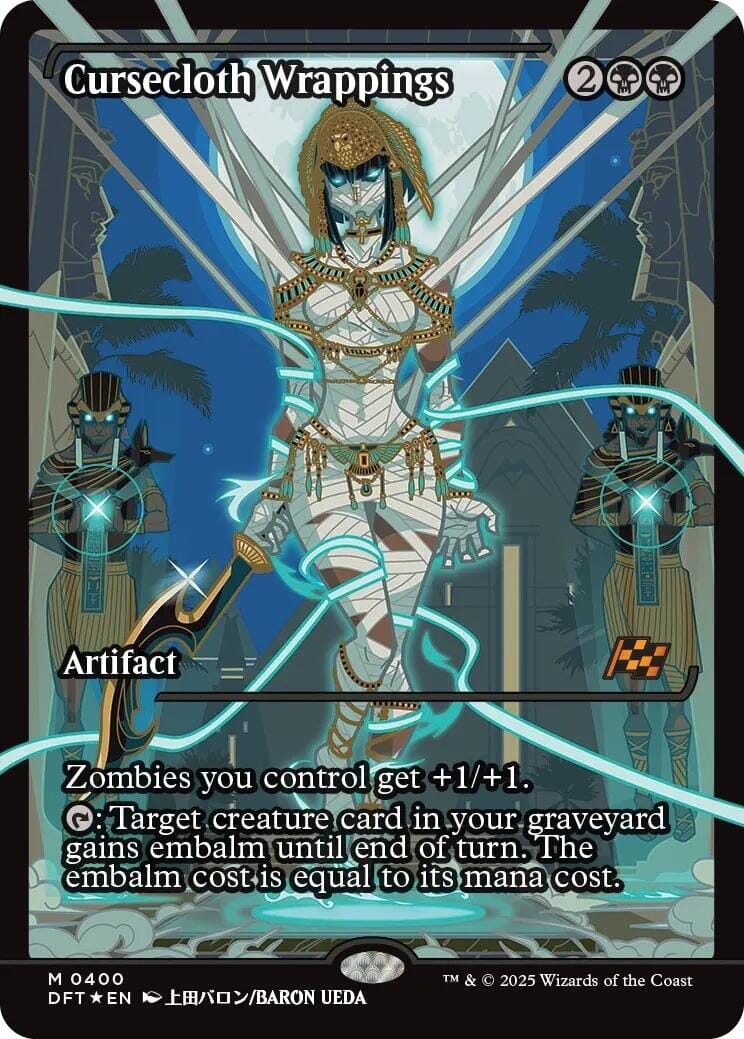 Cursecloth Wrappings (Showcase) (Japanese) [Aetherdrift] MTG Single Magic: The Gathering  | Multizone: Comics And Games