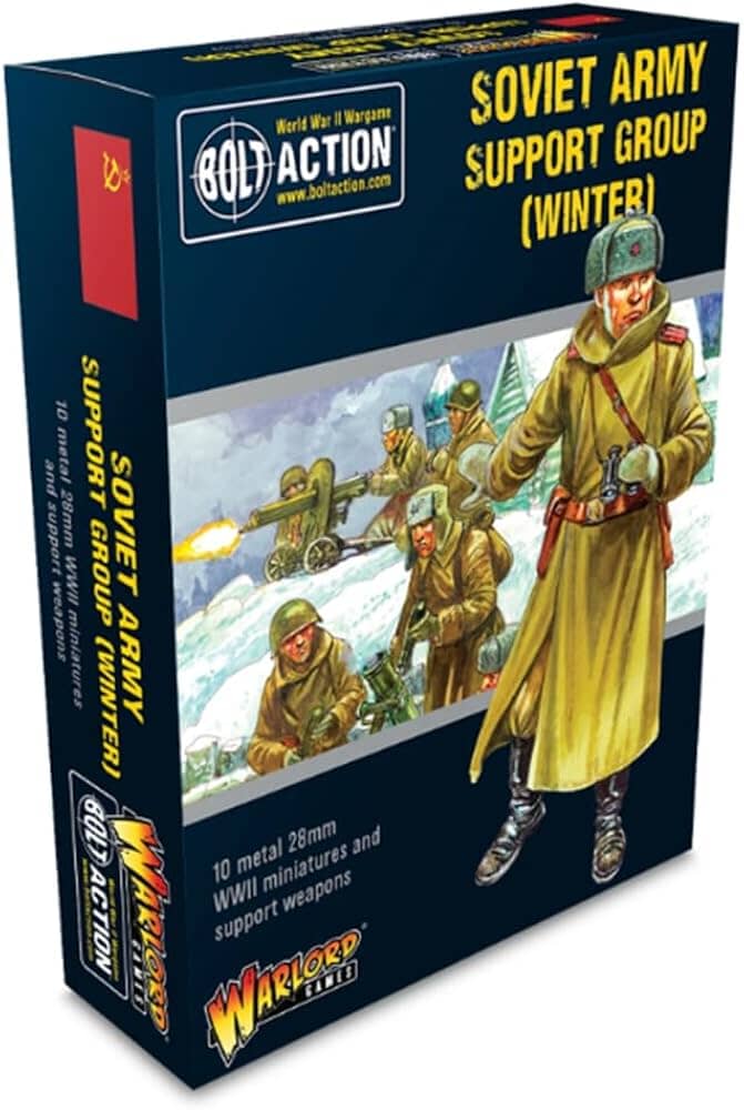 Bolt Action: Soviet Army Support Group (Winter) Miniature Game Warlord Games  | Multizone: Comics And Games