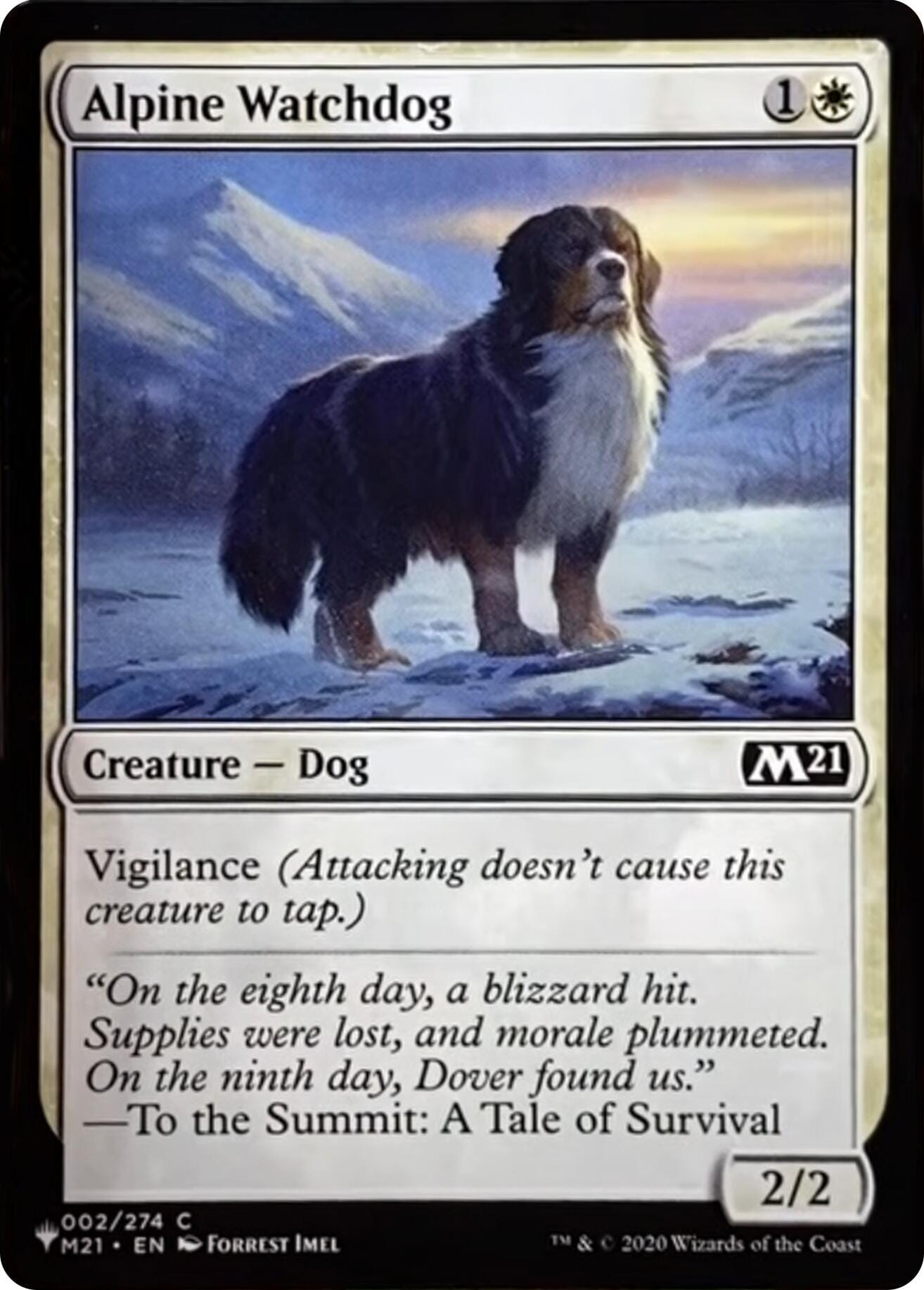 Alpine Watchdog [The List] MTG Single Magic: The Gathering  | Multizone: Comics And Games