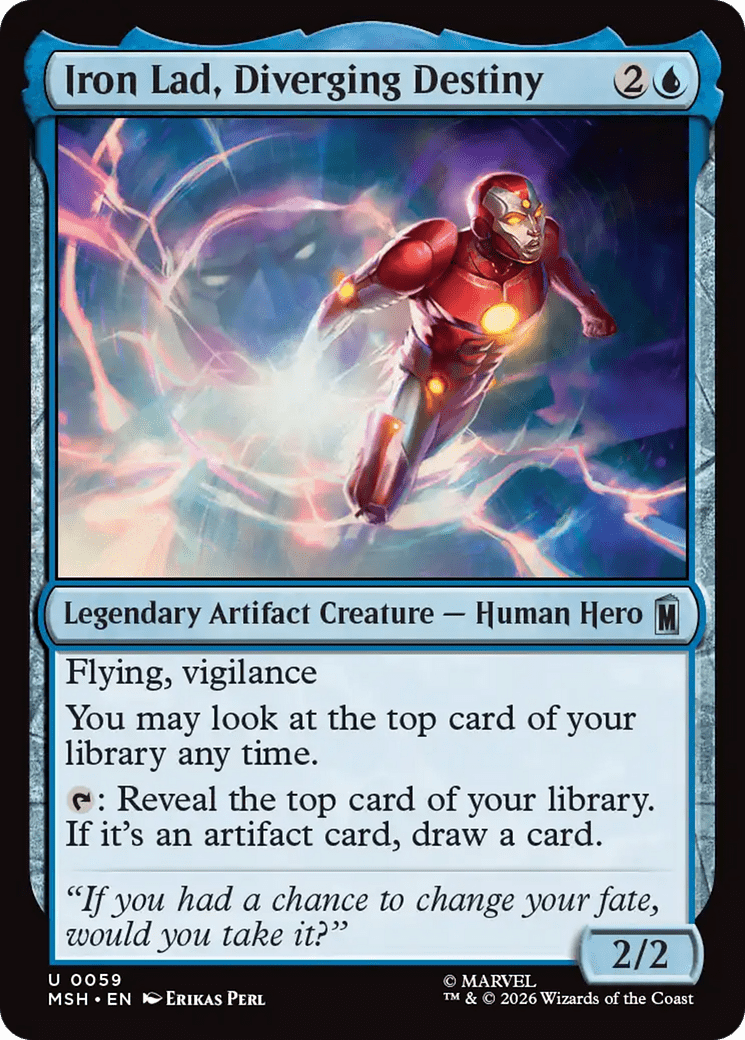 Iron Lad, Diverging Destiny [Marvel Super Heroes] MTG Single Magic: The Gathering  | Multizone: Comics And Games