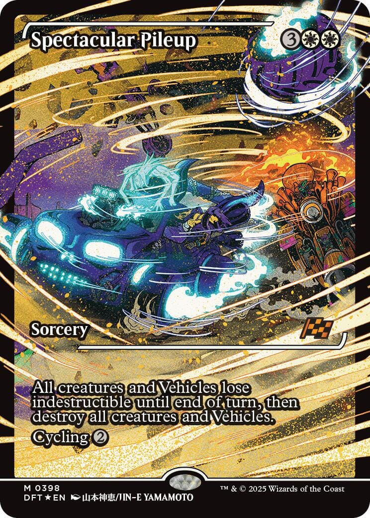 Spectacular Pileup (Showcase) (Japanese) [Aetherdrift] MTG Single Magic: The Gathering  | Multizone: Comics And Games