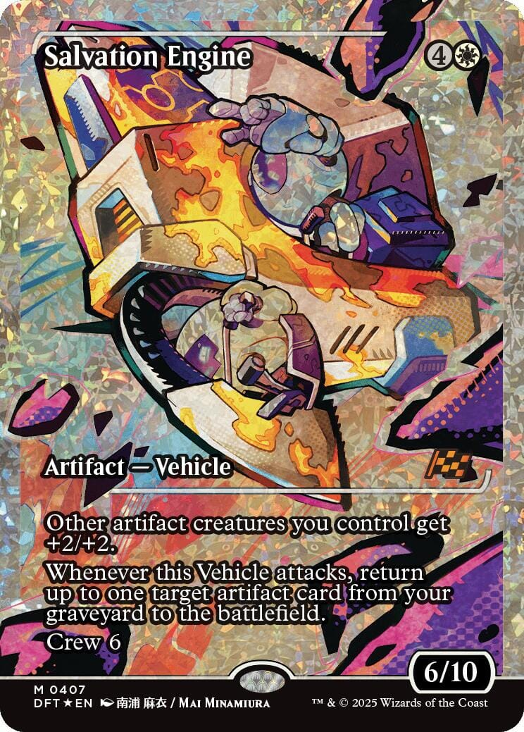 Salvation Engine (Showcase Fracture Foil) (Japanese) [Aetherdrift] MTG Single Magic: The Gathering  | Multizone: Comics And Games